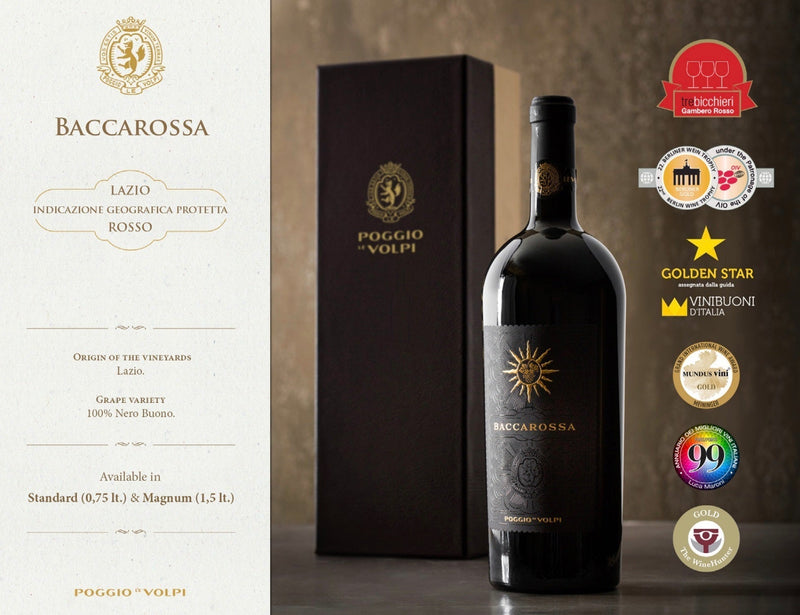 BACCAROSSA 2019 [Poggio Le Volpi] 75cl UVPV68 - Once Upon A Vine Singapore