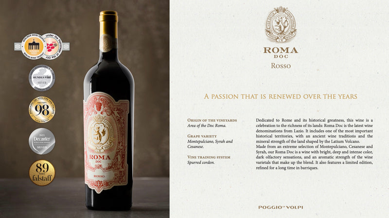 ROMA 2019 [Poggio Le Volpi] 75cl UVPV67 - Once Upon A Vine Singapore