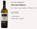 VECCIANO Bianco Duca Di Saragnano 2023 [Barbanera] 75cl