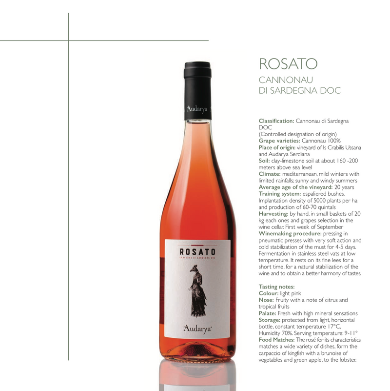 ROSATO 2019 [Audarya] 75cl - Once Upon A Vine