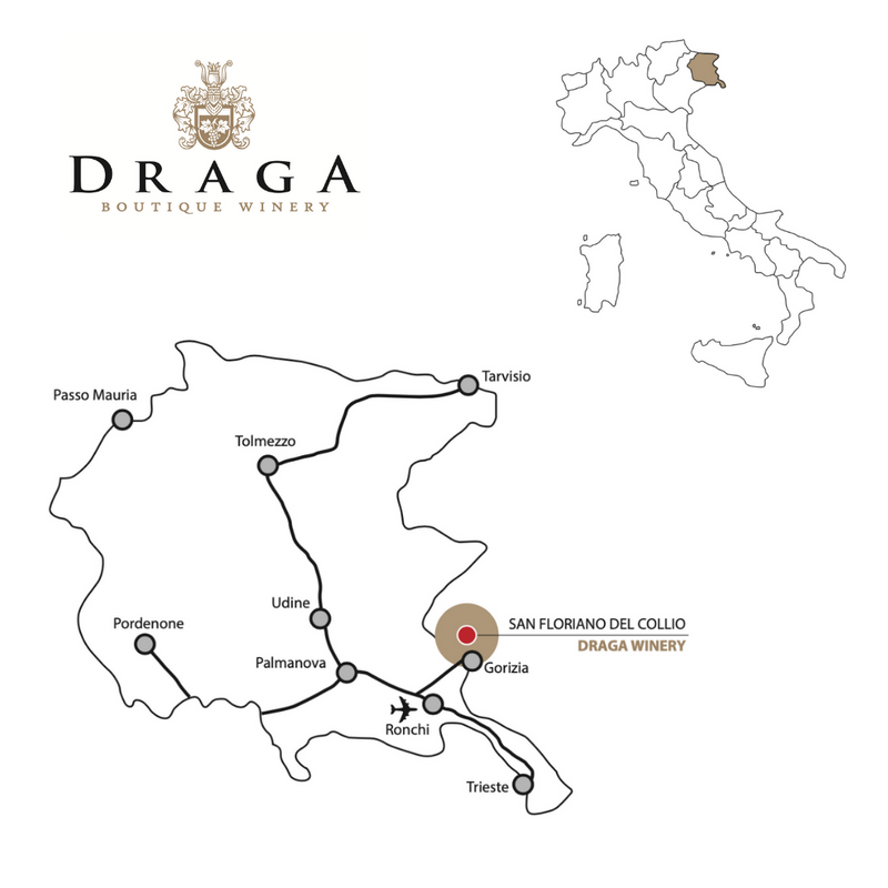 PINOT GRIGIO 2018 [Draga] 75cl - Once Upon A Vine