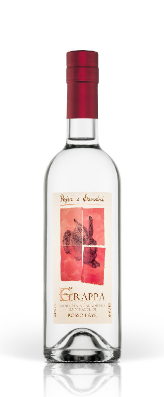 GRAPPA ROSSO FAYE [Pojer & Sandri] 50cl - Once Upon A Vine Singapore