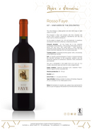 ROSSO FAYE 2016 [Pojer & Sandri] 75cl - Once Upon A Vine