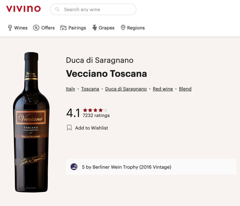VECCIANO 2017 [Barbanera] 75cl - Once Upon A Vine