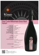 GRAN CUVEE MILLESIMATO Rose 2016 [iGreco] 75cl - Once Upon A Vine