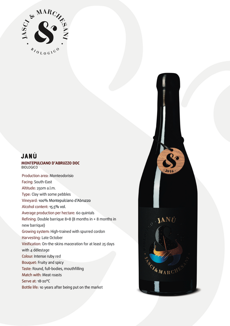 JANU 2016 [Jasci & Marchesani] 75cl UVJM45 - Once Upon A Vine